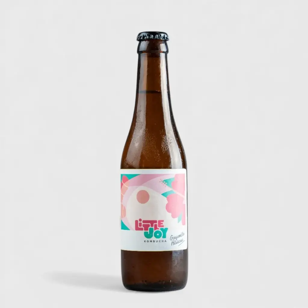 Kombucha Gingembre Hibiscus 33cl