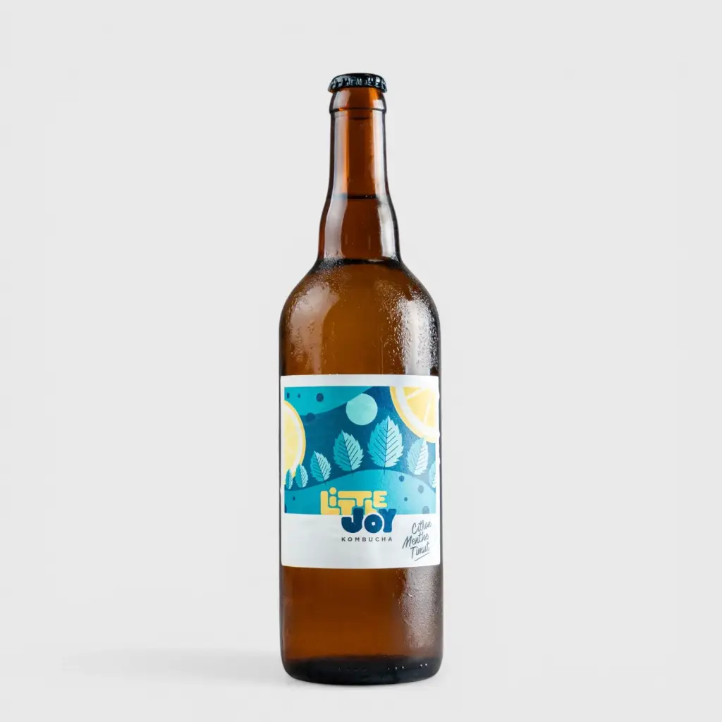 Kombucha Citron Menthe Timut 75cl